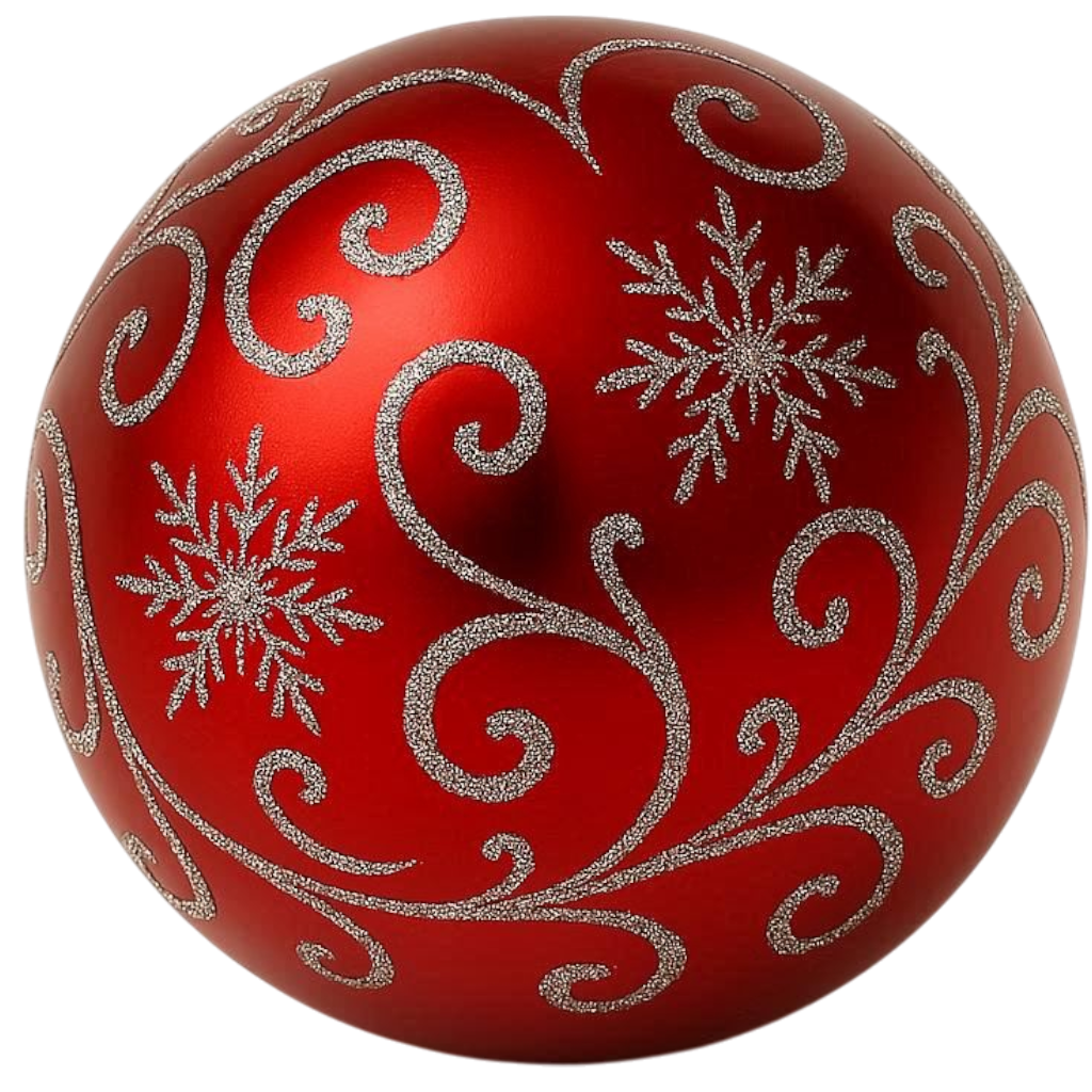 Bola de Natal Vermelha